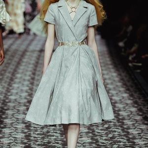 Lena Hoschek Triumph Belted Floral-Print Midi M